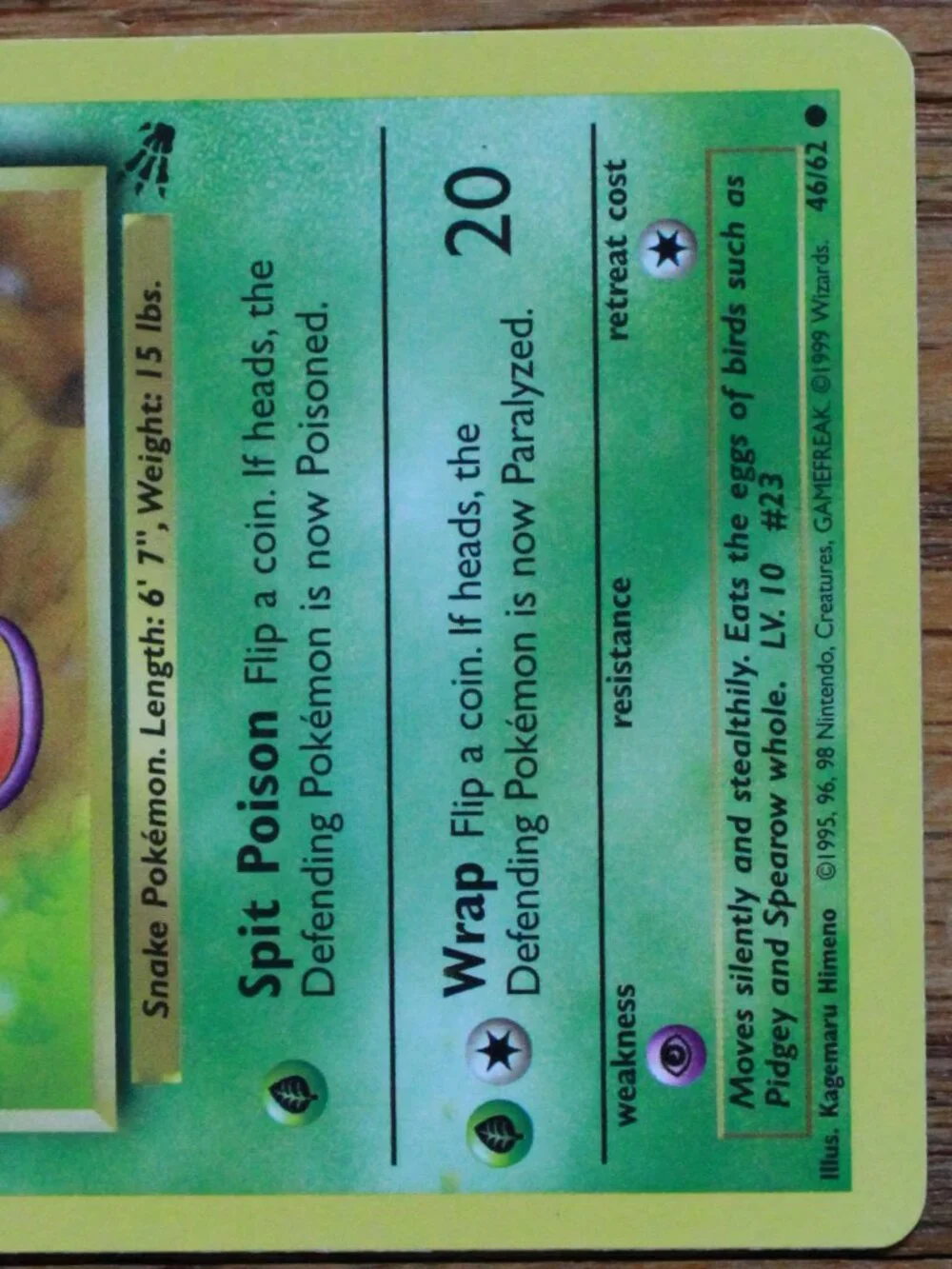 Vintage Pokemon 1999 